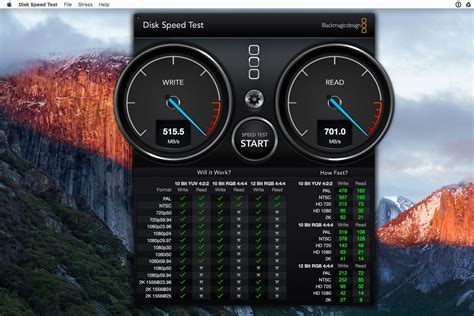 blackmagic hard drive speed test mac|blackmagic disk benchmark.